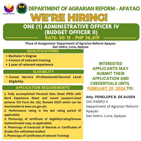 dar hiring region 10|Department of Agrarian Reform .